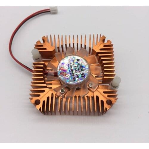 10pcs 5W 10W High Power Led Heatsink With Fan Aluminium Cooling For 5W/10W Led 12V