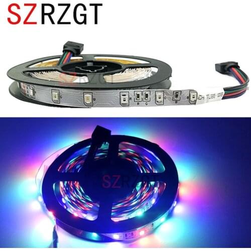 SZRZGT 2835 LED Strip 60Leds/M 300Led SMD RGB Lamps DC12V flexible light strip Not waterproof