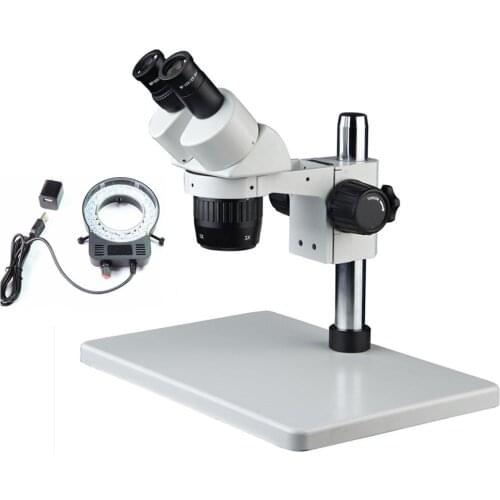 XT60-B3 Binocular Stereo Microscope with LED Ring Light