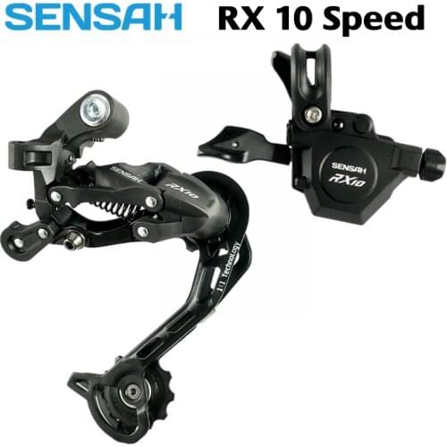 SENSAH RX10 1x10 Trigger Shifter + Rear derailleurs 10s for MTB Compatible with DEORE