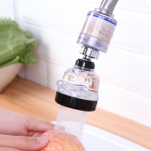 ZhangJi VIP Link 360 Rotating Splashproof Chlorine Removal Filter Aerator Sink Head Water Purify Faucet 3 Mode Water Saving