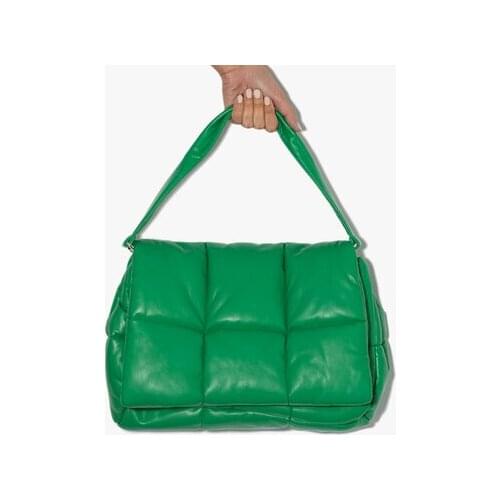 2020 Winter Luxury Handbag Women Space Pad Cotton Feather Down Bag New Female Shoulder Crossbody Bag Top-handle Bags Designer