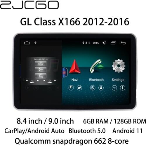 Car Multimedia Player Stereo GPS DVD Radio Navigation Android Screen for Mercedes Benz GL Class X166 GL350 GL450 GL550 GL500