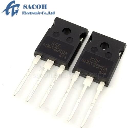10Pcs KGF40N120KDA 40N120KDA or KGF40N120KDF 40N120KDF TO-247 40A 1200V Power IGBT