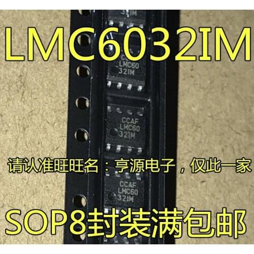 10PCS LMC6032 LMC6032IMX LMC6032IM SOP-8 2ic