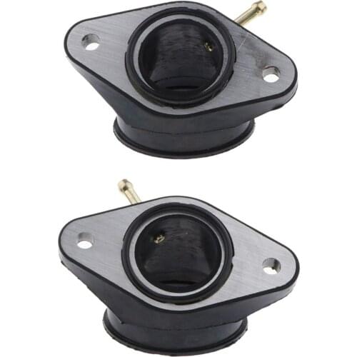 2 Pack) Carb Intake Manifold Boots Kit Fits For Yamaha VIRAGO XV400