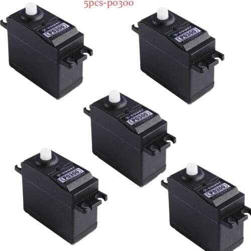 5PCS K-power P0300 Analog Servo 3kg JR plug Plastic Gear servo Standard size servo for RC Model part