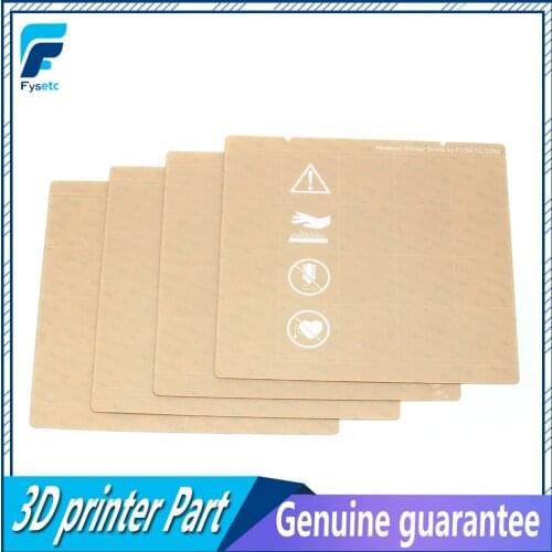 5pcs Prusa i3 MK3 MK52 Sheet Heat Bed Platform Buildplate Transparent Sticker Sheet For Prusa i3 Mk3 Mk2.5 Heat Bed With 300LSE