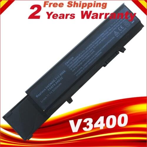 Battery for Dell Vostro 3400 3500 3700 3400n 3500n 3700n LAPTOP 7FJ92 4JK6R CWX2D TXWR Y5XF9 TY3P4 TXWRR P06E P06E001 P09F P09S