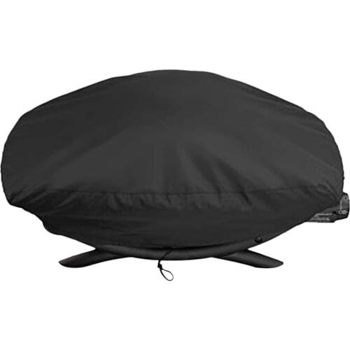 BBQ Cover Outdoor Dustproof Waterproof For Weber Heavy Duty Grill Covers Rain Protective Outdoor Barbecue Cover Round Bbq Grill