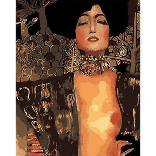 DIY 40X50 Oil Painting By Numbers World famous paintings Paint by numbers On Canvas Home Decor Digital Painting chrismas