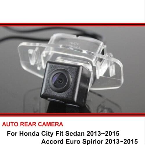 For Honda Accord Euro Spirior City Fit Sedan 2013 2014 2015 Car Reverse Backup For SONY HD CCD Rear View Camera Night Vision