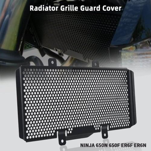 ER-6N ER-6F Motorcycle Radiator Grille Guard Grill Cover Protection For Kawasaki Ninja 650N 650F ER6F ER6N Versys 650 Versys650