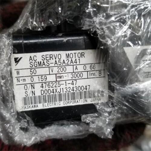 Used Tested Working SGMAS-A5A2A41 AC SERVO MOTOR