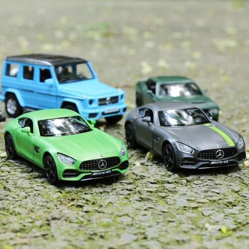 1:36 Collectible Alloy Simulation Cars Model Kids Toys for Children Sports Car Vehicle for Maserati/ G63/Mustang/Ford/ AMG 5"