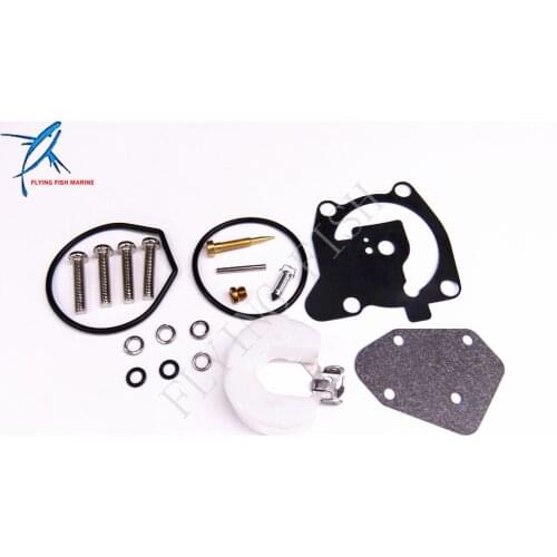 Outboard Engine Carburetor Repair Kit 66T-W0093-00-00 For yamaha 40HP Boat Motor E40X, Free Shipping
