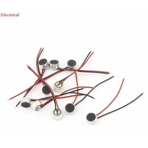 6mm x 3.5mm Mini Electret Microphone Condenser Pickup w Lead