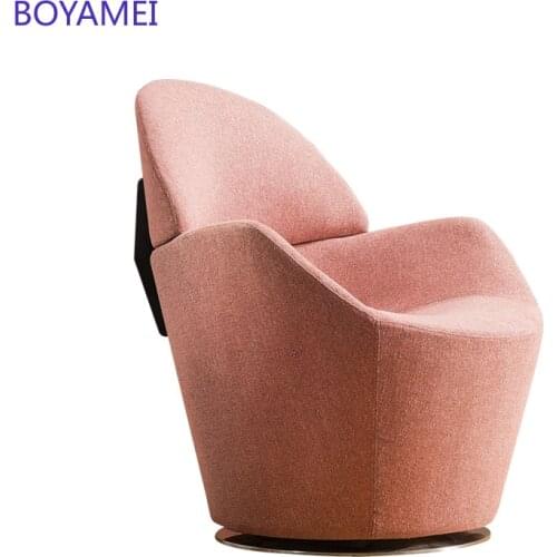Sofa chair modern minimalist style fabric leisure chair designer tone single