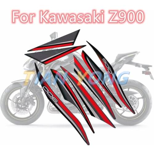 Motorcycle 6 Styles modified Accessories full car body Fairing kit stickers decorative decals red blue green For Kawasaki Z900