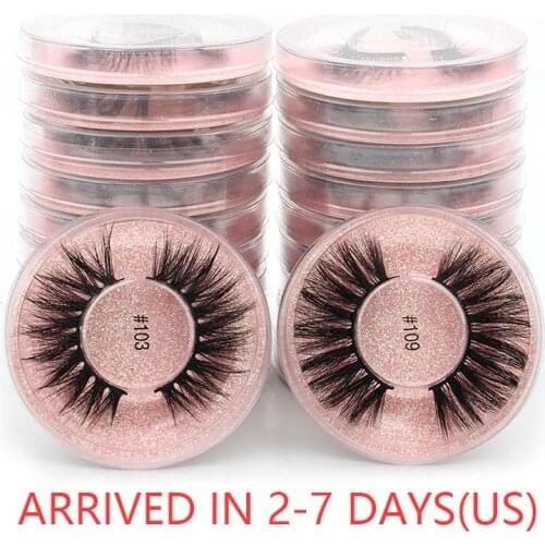 Wholesale False Eyelashes 4/10/50/100 Pairs 3D Mink Lashes Natural Thick Cruelty Free Eyelashes Extension Lashes in Bulk