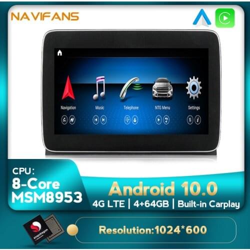 New! 4GLTE Android 10 DSP Car Radio Multimedia Player for Mercedes Benz GLS GLE ML GL W166 X166 2016-2018 GPS Navigation WIFI BT