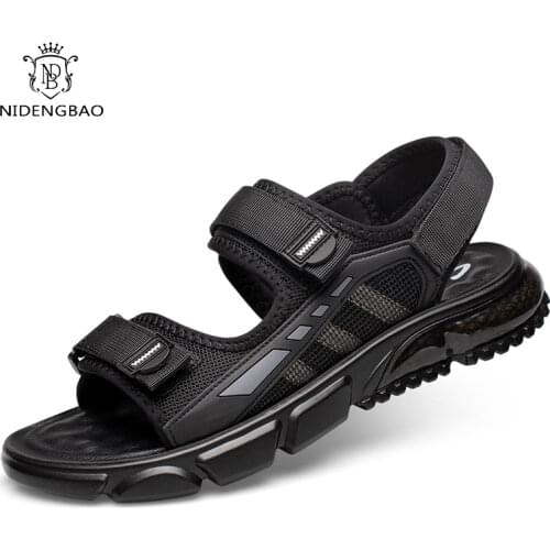 New Men Sandals Non-slip Summer Flip Flops High Quality Outdoor Beach Slippers Casual Shoes Cheap Mens shoes Water Shoes