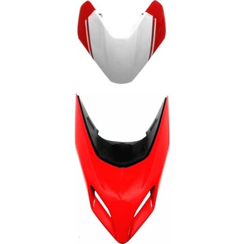 For Ducati Hypermotard 950 2019-2021 White/Red Front Nose Headlight Fairing