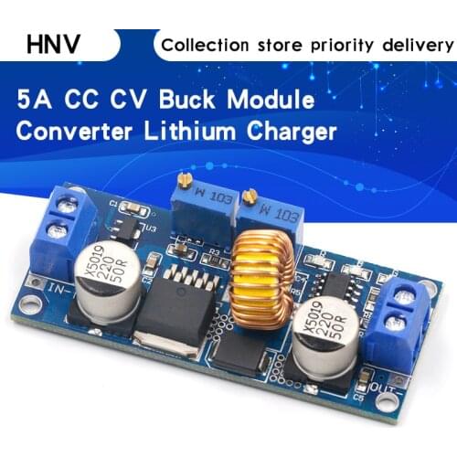 Blue 5A DC to DC CC CV Lithium Battery Step down Charging Board Led Power Converter Lithium Charger Step Down Module XL4015 B