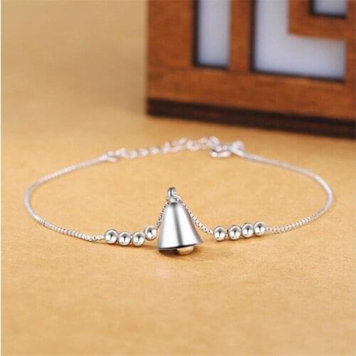 Popular New Arrival Fashion Small Fresh 925 Sterling Silver Jewelry Fragrant Bells Female Exquisite Bracelet SB15
