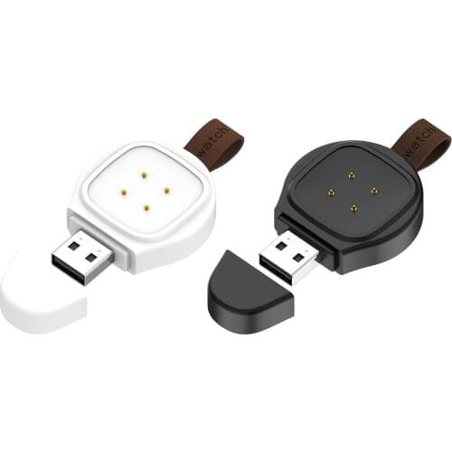 Portable Charger Fast Charge For Smart Watch USB Fast Charging Station For Fit Bit Versa3 USB Charger