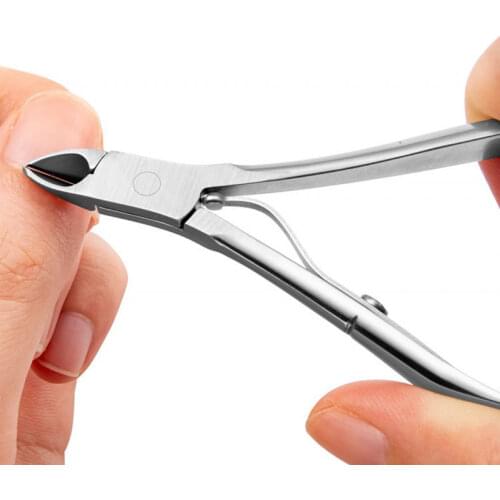 Professional Cuticle Scissor Fingernail Cuticle Nipper Trimming Metal Stainless Steel Nail Clipper Cutter Plier Manicure Tool