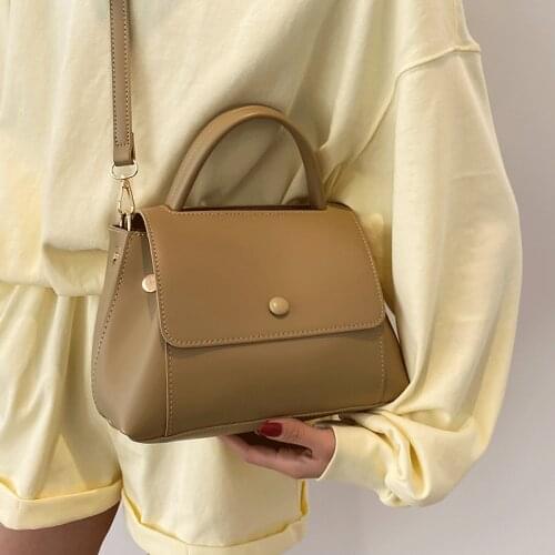 Simple Crossbody Bags for Women Famous Brand Flap Messenger Bags Sac A Main Women Vintage Shoulder Bag Solid New Casual Handbags