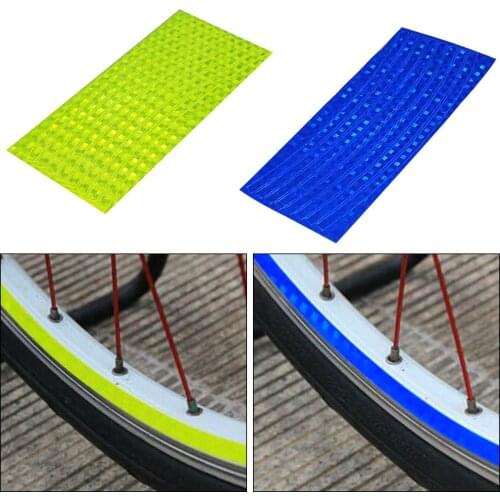Bicycle Reflective Strip Stickers Road Warning Strip-style Decoration Film Safe Motorcycle Baby Car Reflect Road Safety Tape