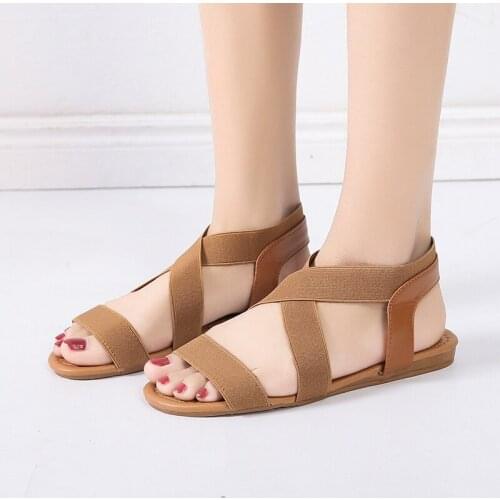 Women Sandals Summer Fashion Flip Flops Sandals Women Shoes Beach Casual Ladies Plus Size 41 Gladiator Sandalias Flat Sandals