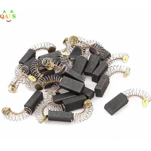10 Pcs 6.5x7.5x13.5mm Drill Electric Grinder Replacement Carbon Brushes Mini Spare Parts For Electric Motors Dremel Rotary Tool