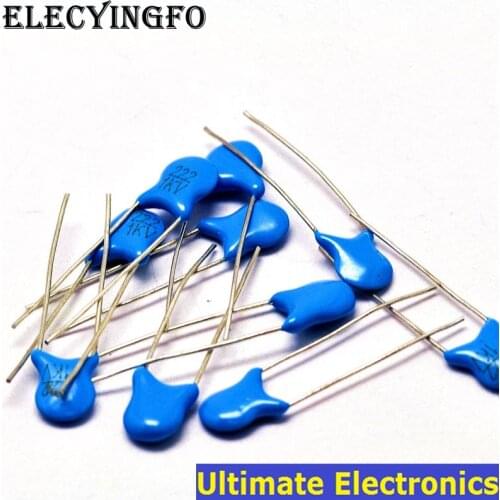 20pcs 2.2nF 222 1KV 2200pF High Voltage Ceramic Disc Capacitor