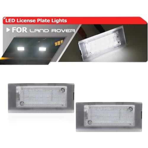 2x Fits For Land Rover Ranger Rover L322 2003-2012 Error Free SMD White Led License Plate Lights Lamp