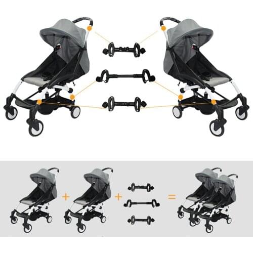 3pcs Coupler Bush Insert Strollers Connector Adapter For Babyzen Yoyo Baby Yoya Stroller Into Twins Pram Carriage