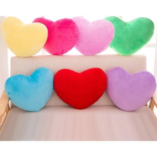 15cm Heart Shape Decorative Throw Pillow PP Cotton Soft Creative Doll Lover Gift 77HD