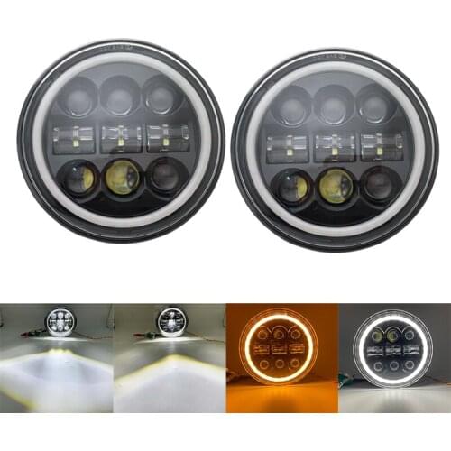 2PCS 5.57" Headlight For Triumph Speed / Street Triple, T509, 955, Rocket 3, Speed 4, 5-3/4"LED Headlights Headlamp