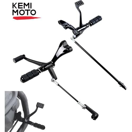 KEMIMOTO Motorcycle Foot Pegs Forward Controls Kit Foot Peg Levers Linkages for Harley for Sportster Iron 883 1200 2014-2020