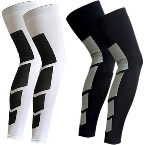 1Pc Unisex Compression Sports Protection Sleeve Knee Support Braces Basketball Cycling Leg Sleeve Volleybal Protector