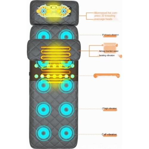 Waist and neck massage mattress seat cushion multi-functional cross border chair cushion full body electric household massager