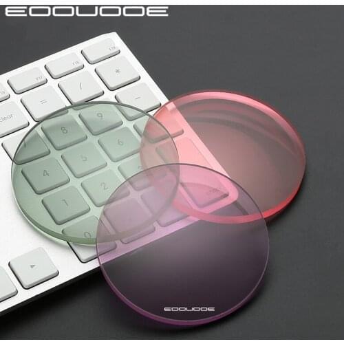 EOOUOOE Myopia and Reading 1.61 Index M 8 Clear Lens Eyes Optical Glasses Custom Make Prescription Colored Lenses