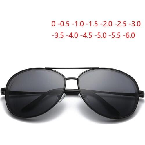 Diopter SPH 0 -0.5 -1 -1.5 -2 -2.5 -3 -3.5 -4 -4.5 -5 -5.5 -6.0 Finished Myopia Sunglasses Men Women Nearsighted Glasses F195