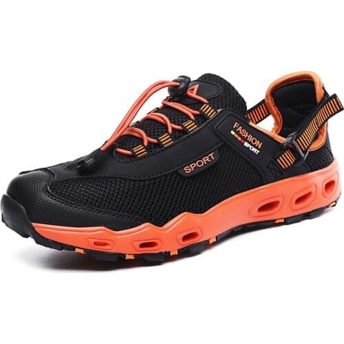 Outdoor Auqa Upstream Shoes Men Summer Breathable Quick Dry Water Shoes Camping Hiking Sandals Men Trekking Walking Sneakers-in