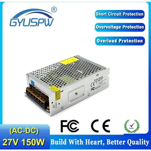 Variable Power Supply dc 27V 5.6A 150w Switching Power Source Adapter 110v 220v AC DC27V Converter For CNC CCTV Stepper Motor