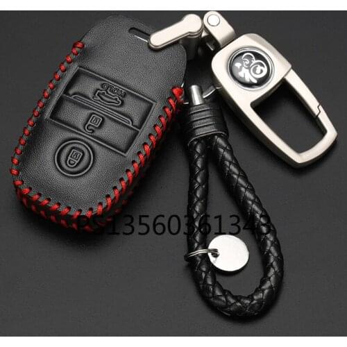Suitable for Kia K3 Sportage K2 K4 K5 Kxcross Kx3 Stonic car key case leather shell buckle