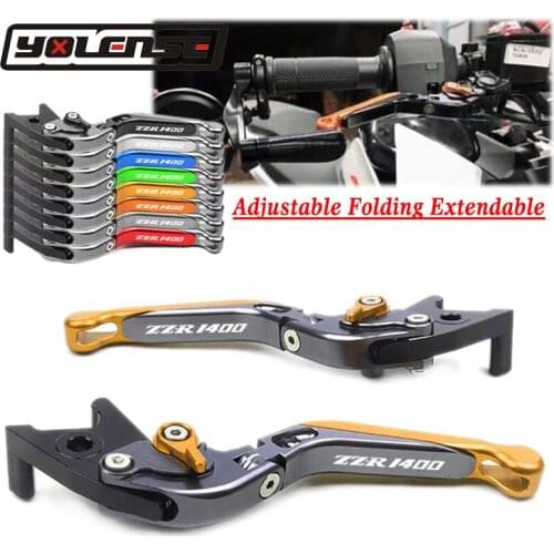 For KAWASAKI ZZR1400 ZZR 1400 06-16 ZZR1400 S Versio Motorcycle Accessories Adjustable Folding Extendable Brake Clutch Levers