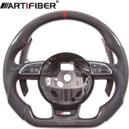 Carbon Fiber Paddle Shifter for Audi S3/RS3,S4/RS4,S5/RS5,S6/RS6,S7/RS7，A3，A4，A5 (Price for Paddle Shifter Only)